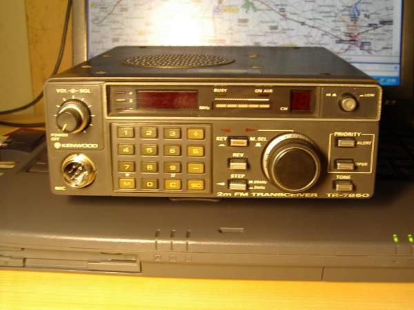 2-Meter transceiver: 
Kenwood TR-7850